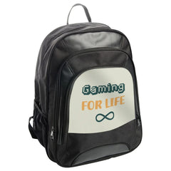Gaming For Life BackPack, Gamer Gift, Infinite Gaming, Gaming Enthusiast, Video Game Lover, Gift For Gamers, Computer Game Fan - Tawshia