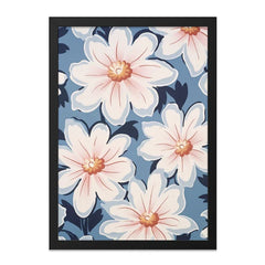 Floral Wall Art, Flower Pattern Print, Botanical Home Decor, Aesthetic Wall Decor, Stylish Art Print, Blooming Wall Decor, Pretty Wall Art - Tawshia