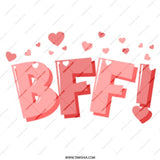 BFF Mug, Best Friend Gift, Friendship Mug, Heart Mug, Cute Coffee Mug, Gift for Bestie, Friendship Gift, Gift for Her, Novelty Mug - Tawshia