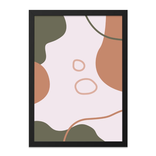 Abstract Shapes Wall Art, Modern Minimalist Print, Contemporary Art Poster, Neutral Tone Artwork, Home Decor, Stylish Wall Decor - Tawshia