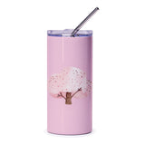 Cherry Blossom Tumbler, Pink Tumbler, Floral Tumbler, Aesthetic Tumbler, Cute Tumbler, Spring Tumbler, Gift for Her, Sakura Tree Tumbler - Tawshia