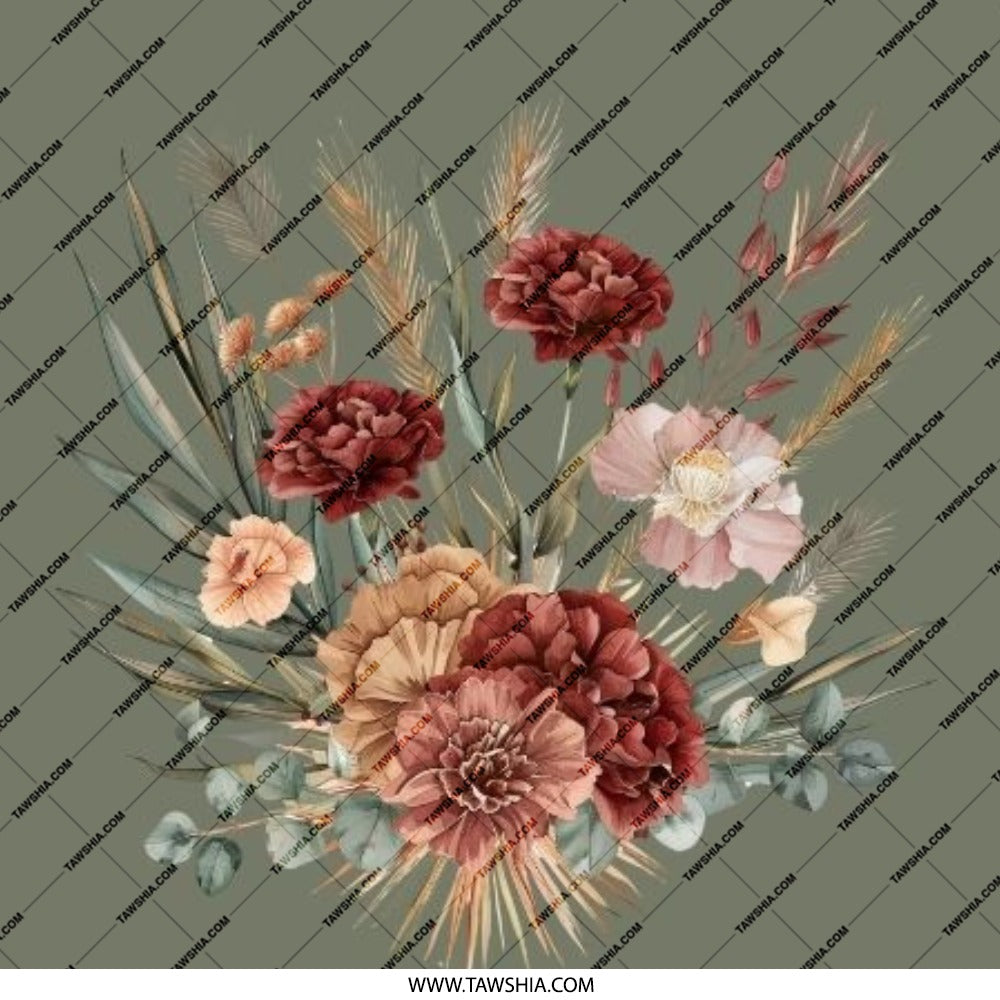 Botanical Pinback Button, Floral Bouquet Button, Aesthetic Pin Badge, Boho Chic Button, Unique Floral Gift, Nature Lover Button, Art Button - Tawshia