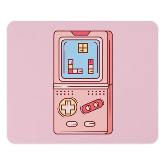 Retro Gaming Mouse Pad, Pink Game Console, 80s 90s Nostalgia, Cute Desk Accessory, Gamer Gift, Computer Accessories, Office Decor - Tawshia