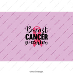 Breast Cancer Warrior Tumbler, Pink Ribbon Design, Awareness Tumbler, Gift for Survivor, Inspirational Tumbler, Fight Like a Girl - Tawshia