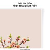 Book and Blossoms Photographic Prints, Floral Book Art, Aesthetic Book Prints, Branch Art Print, Spring Flowers Prints - Tawshia