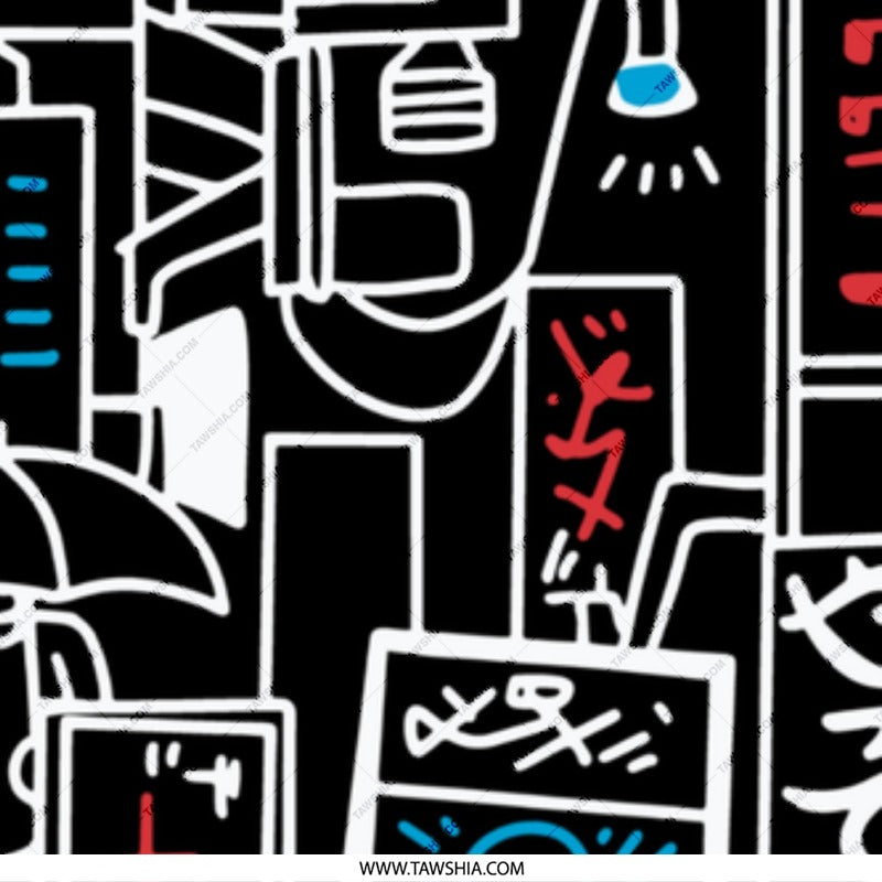 Abstract Urban Art Monochrome Lighting Print product