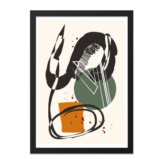 Abstract Shapes Wall Art, Modern Home Decor, Contemporary Art Print, Trendy Wall Decor, Minimalist Art, Unique Home Decor, Wall Art - Tawshia