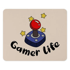 Gamer Life Joystick Mouse Pad, Gaming Lover Gift, Retro Joystick Art, Unique Desk Accessory, Gamer Gift Idea, Computer Accessory - Tawshia