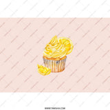 Lemon Cupcake Tumbler, Summer Drinkware, Foodie Gift, Sweet Treat Design, Cute Cupcake Art, Watercolor Lemon, Insulated Tumbler, Travel Mug - Tawshia
