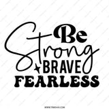 Be Strong Brave Fearless Pinback Button, Motivational Button Badge, Inspiration Gift, Positive Quote Pin Button, Affirmation Jewelry - Tawshia