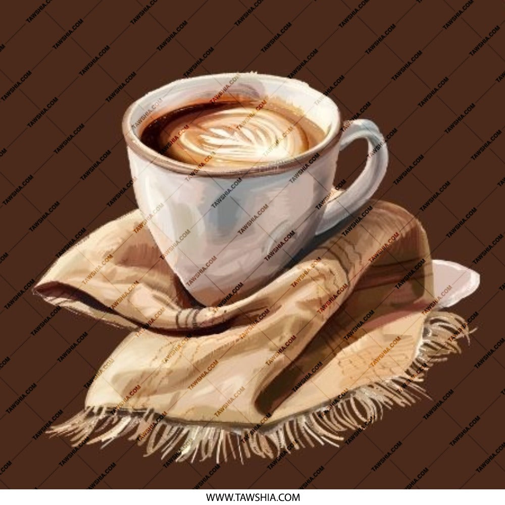 Coffee Latte Pinback Button, Cafe Lover Button, Coffee Drink Art Button, Beverage Gift Idea, Trendy Button, Coffee Art Accessory - Tawshia