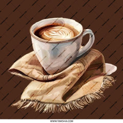 Coffee Latte Pinback Button, Cafe Lover Button, Coffee Drink Art Button, Beverage Gift Idea, Trendy Button, Coffee Art Accessory - Tawshia
