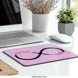 Forever Friends Mouse Pad, Infinity Symbol, Best Friend Gift, Friendship Gift, Office Desk Decor, Cute Mousepad, Gift for Her - Tawshia