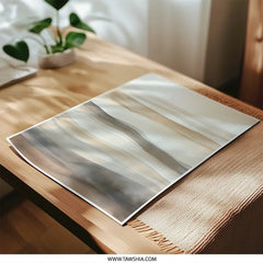 Abstract Landscape Photographic Print, Neutral Tones Wall Art, Modern Home Decor, Watercolor Painting Print, Calming Art Print - Tawshia