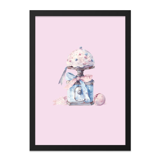 Pastel Cake Wall Art, Watercolor Dessert Print, Macaron Illustration, Whimsical Kitchen Decor, Sweet Treat Artwork, Foodie Gift - Tawshia