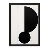 Modern Geometric Wall Art, Abstract Circle Print, Black and White Art, Minimalist Home Decor, Contemporary Wall Hanging - Tawshia