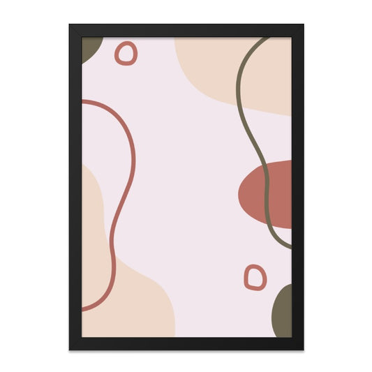 Abstract Shapes Wall Art, Minimalist Print, Modern Home Decor, Geometric Art, Neutral Tones, Wall Art - Tawshia