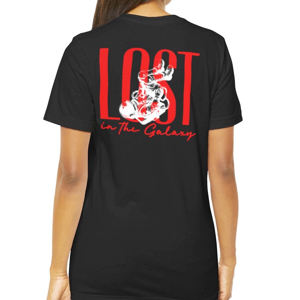 Lost in the Galaxy Graphic Black T-shirt product