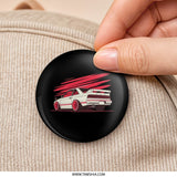 JDM Car Pinback Button, Tuner Culture, Car Enthusiast Gift, Japanese Domestic Market, Automotive Art, Racing Pin, Cool Car Accessory - Tawshia