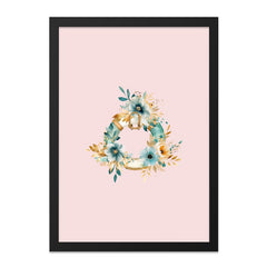 Floral Lifebuoy Wall Art, Nautical Decor Print, Coastal Flower Wreath, Beach House Art, Sea Theme Artwork, Trendy Wall Decor - Tawshia
