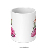 Cactus Mug, Cowboy Hat, Floral Mug, Desert Mug, Western Mug, Unique Mug, Gift Idea, Trendy Mug - Tawshia