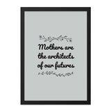 Mothers Architects Wall Art, Inspirational Quote Print, Mom Gift, Home Decor, Motivational Art, Minimalist Design - Tawshia