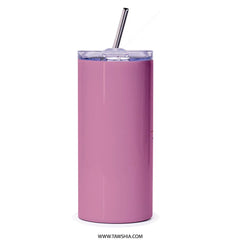 Floral Ice Cream Truck Tumbler, Cute Food Truck Gift, Pastel Pink Travel Tumbler, Unique Drinkware for Her, Fun Tumblers for Girls - Tawshia