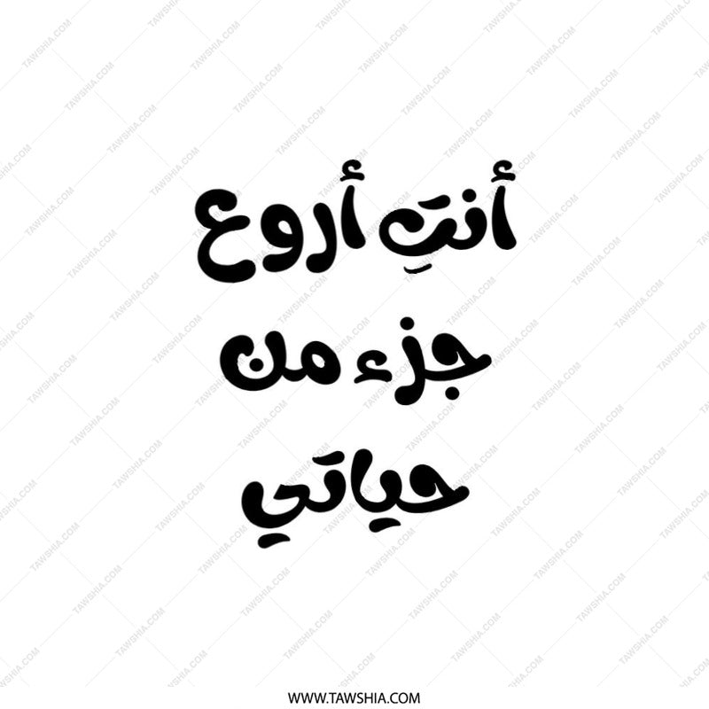 Arabic Quote Pillow, I Love You Pillow, Arabic Calligraphy, Decorative Pillow, Home Decor, Sofa Cushion, Gift for Her, Gift for Him - Tawshia