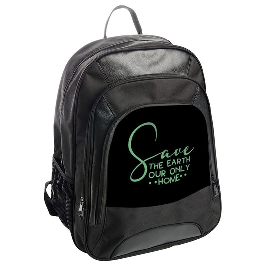 Save Earth Backpack, Environment Design Backpack, Earth Day Backpack, Green Planet Bag, Go Green Backpack, Nature Lovers Backpack - Tawshia