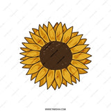 Sunflower Pillow, Floral Decor Pillow, Botanical Throw Pillow, Farmhouse Style Pillow, Summer Decor Accent Pillow - Tawshia