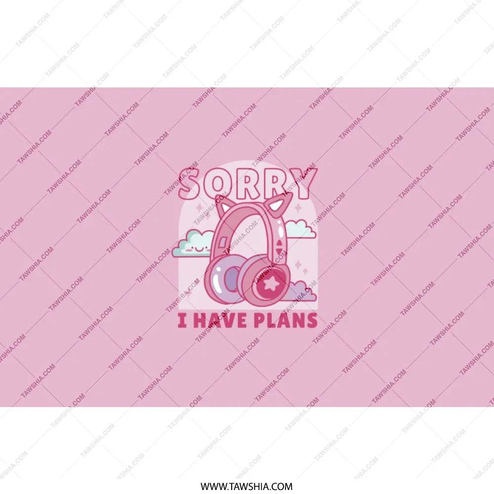 Sorry I Have Plans Statement Hoodie product