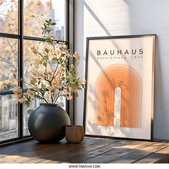 Bauhaus Ausstellung 1923 Wall Art, Minimalist Print, Geometric Poster, Exhibition Artwork, Modern Home Decor - Tawshia