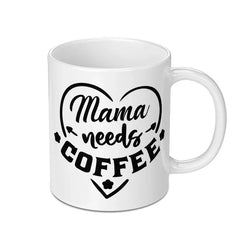 Mama Needs Coffee Mug, Funny Mom Mug, Coffee Lover Gift, Mother's Day Gift, Cute Coffee Mug, Gift for Her, Gift Idea Mug - Tawshia