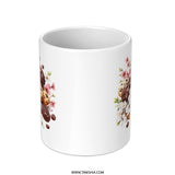 Cookies and Flowers Mug, Floral Mug, Baking Mug, Foodie Mug, Gift Mug, Dessert Mug, Sweet Treats Mug, Coffee Mug, Tea Mug, Kitchen Decor - Tawshia