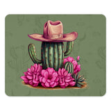 Western Cactus with Hat Design Mouse Pad product