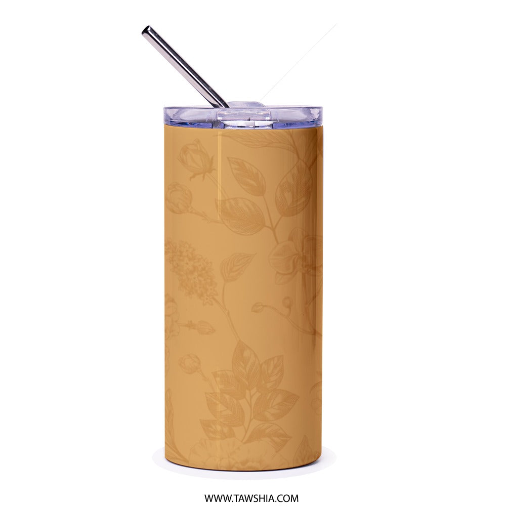 Butterfly Tumbler, Floral Tumbler, Monarch Butterfly, Motivational Tumbler, Good Things Take Time, Butterfly Lover, Gift for Her - Tawshia