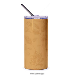 Butterfly Tumbler, Floral Tumbler, Monarch Butterfly, Motivational Tumbler, Good Things Take Time, Butterfly Lover, Gift for Her - Tawshia