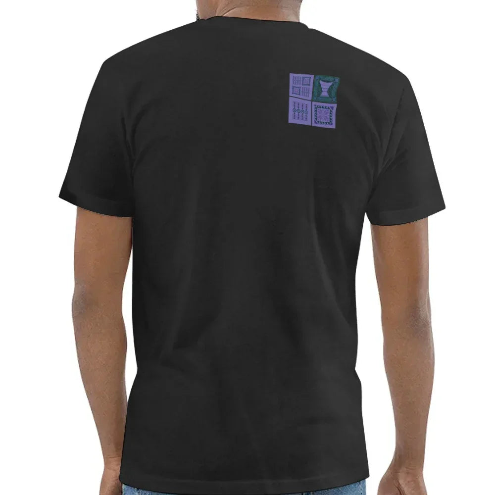 Unique Graphic Design Black T-Shirt clothing product