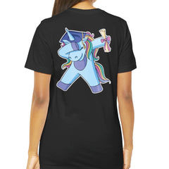 Unicorn Graduation Dab Graphic T-Shirt product type