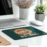 Still Here Still Strong Mouse Pad, Sunflower Butterflies Art, Inspirational Quote Desk Decor, Office Gift Mousepads, Computer Accessories - Tawshia