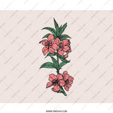 Peach Blossom Mouse Pad, Floral Mousepad, Botanical Computer Mat, Desk Accessories, Pink Flower Mouse Pad, Cute Mouse Pad - Tawshia