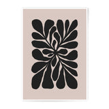 Abstract Floral Photographic Print, Minimalist Wall Art, Neutral Tone Art, Black and Beige Art, Botanical Art Print, Home Decor, Wall Decor - Tawshia