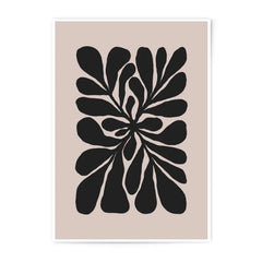 Abstract Floral Photographic Print, Minimalist Wall Art, Neutral Tone Art, Black and Beige Art, Botanical Art Print, Home Decor, Wall Decor - Tawshia