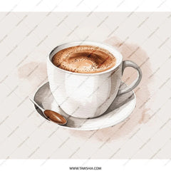 Coffee Cup Backpack, Artistic Drink Image, Unique Gift Backpack, Daily Use Backpack, Coffee Lover Gift, Stylish Backpack for School - Tawshia