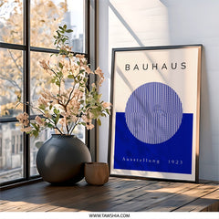 Bauhaus Wall Art, Ausstellung 1923 Print, Modern Art Poster, Geometric Wall Decor, Minimalist Art Print, Home Decor Gift - Tawshia
