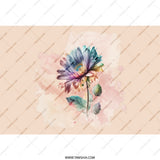 Floral Art Tumbler, Watercolor Flower Tumbler, Cute Tumbler, Gift Idea, Everyday Tumbler, Flower Design Tumbler, Travel Tumbler - Tawshia