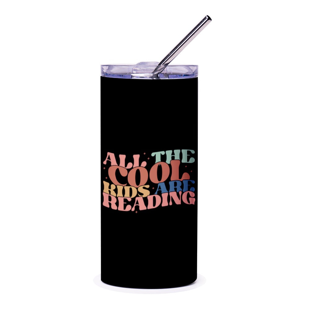 Cool Kids Reading Tumbler, Books Tumbler, Teacher Tumbler, Librarian Gift, Reading Lover Tumbler, Gift for Bookworms, Reader Tumbler - Tawshia