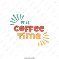 Coffee Time Pillow, Coffee Lover Gift, Kitchen Decor Pillow, Cozy Home Decor, Modern Pillow, Unique Pillow Design, Decorative Pillow - Tawshia