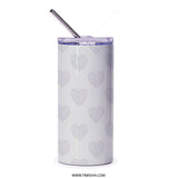 Be Amazing Today Tumbler, Inspirational Tumbler, Positive Quote Tumbler, Heart Tumbler, Gift for Her, Gift for Friend - Tawshia