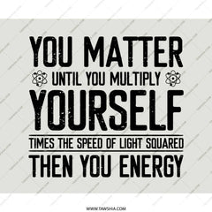 Science Pun Mouse Pad, Funny Physics Quote, Energy Equals MC Squared, Office Desk Decor, Geeky Gift, Math Lover Gift, Unique Mouse Pad - Tawshia